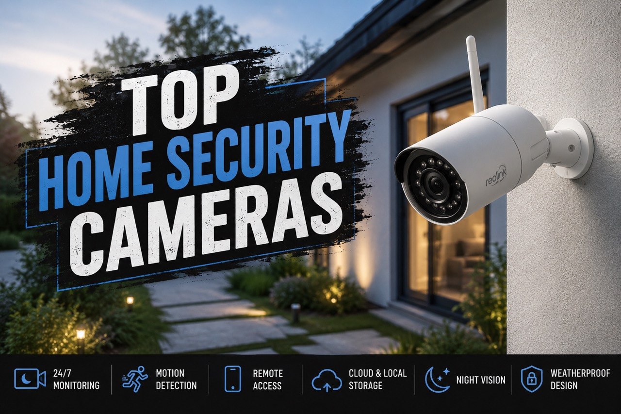 Budget-friendly home security camera setup for a front porch and entryway